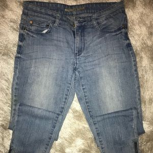 Michael Kors Gold ZIP Jeans